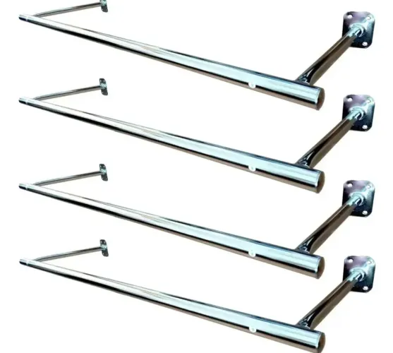 ARARAS PAREDE CROMADA 1,20M
