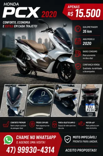 Pcx abaixo da tabela fio