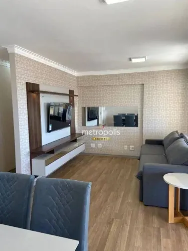 Apartamento com 3 dormitórios para alugar, 114 m² por R$ 7.509,00/mês - Centro - Santo And