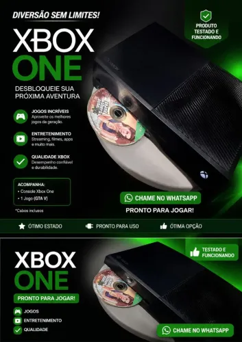 Vende-se Xbox one para sair rápido