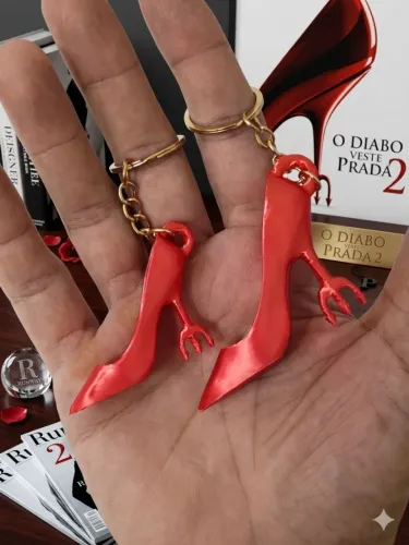 Chaveiro sapato 3D