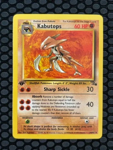 Kabutops First edition 1995 NM