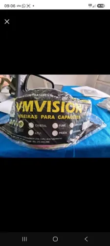 Viseira para capacete KYT Striker - azul
