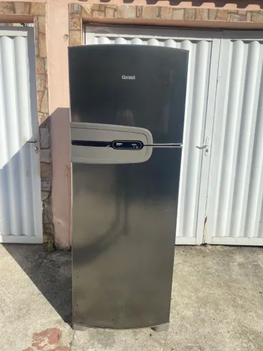 Geladeira inox Consul Frost Free 380 litros semi nova