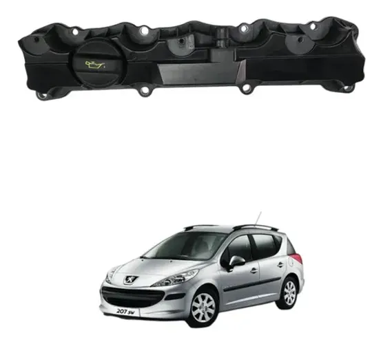 Tampa Valvula Peugeot 207 208 307 308 1.6 16v 2008 2009 2010 Preto