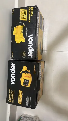 Bomba pressurizadora de 1/2 hp bivolt com pressostato Vonder
