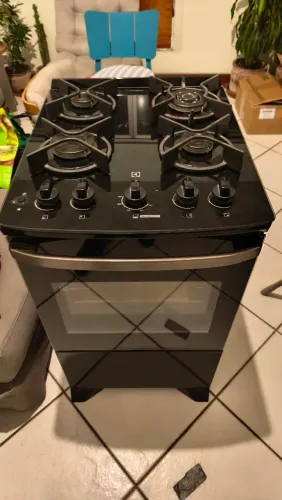 FOGAO ELECTROLUX MESA VIDRO 4 BOCAS NOVO