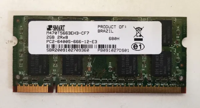 Memória DDR2 2GB Smart (Notebook) (Laptop)