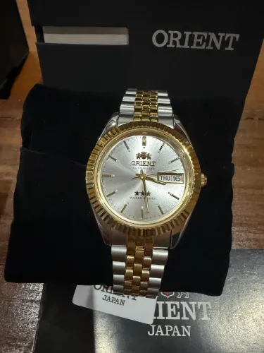 Relógio 3 estrelas automático Orient masculino novo, original e 15 meses de garantia!