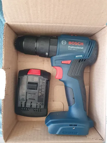 Parafusadeira furadeira bosch gsb 18v 185 li + bateria 2 amp