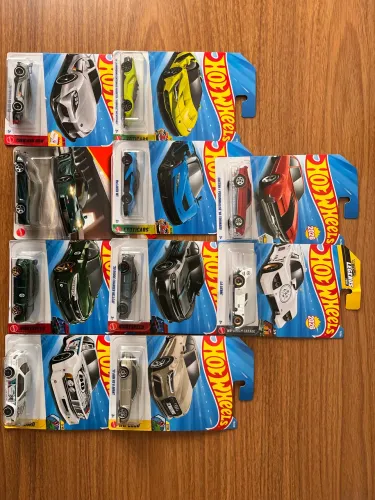 Coleção Hot Wheels selecionados 1/64 McLaren supra bmw civic audi
