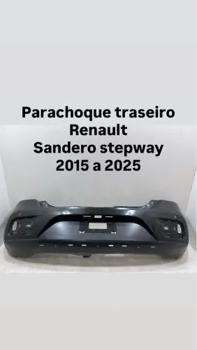 Parachoque traseiro Renault Sandero stepway 2015 16 17 18 19 20 21 22 23 24 2025 original