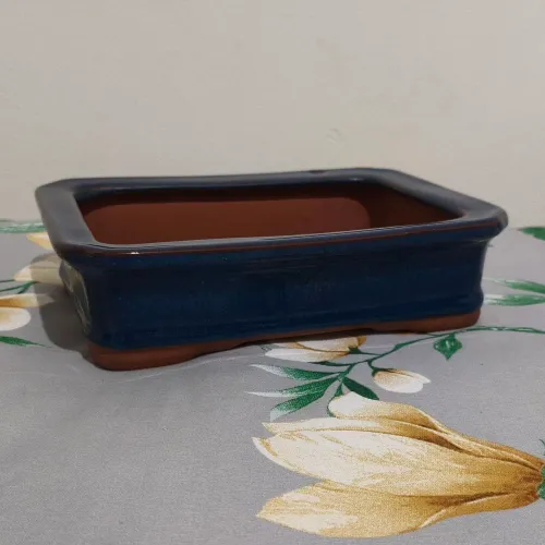 Vaso Bonsai (Cerâmica) 23,5x17,0x6,0cm