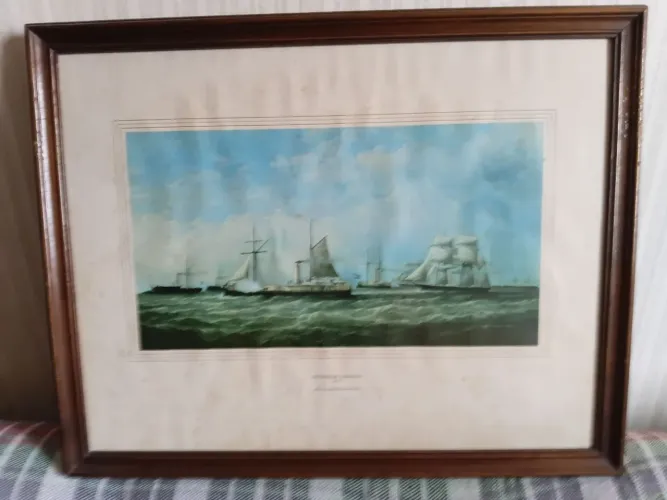 QUADRO ESQUADRA DE SARMIENTO 1874