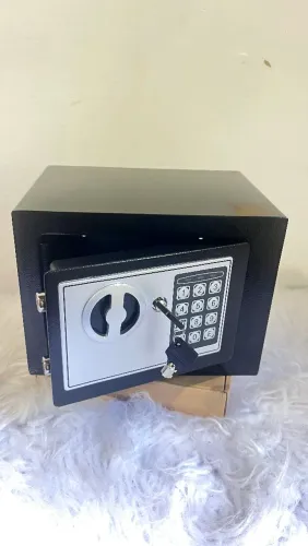 Cofre Digital Eletrônico com Senha e Chave de Emergência (novo)