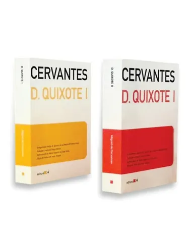 coleção dom quixote (dois volumes), editora 34