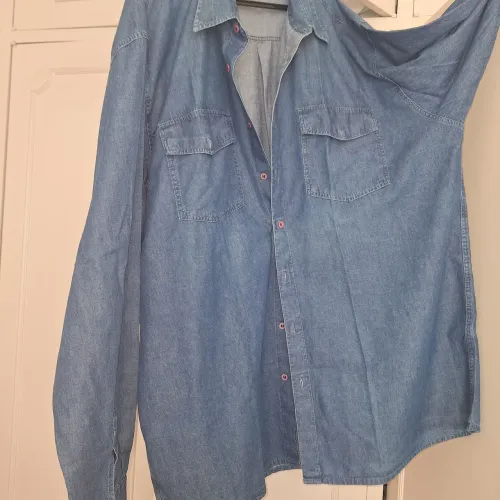 Camisa masculina tipo jeans
