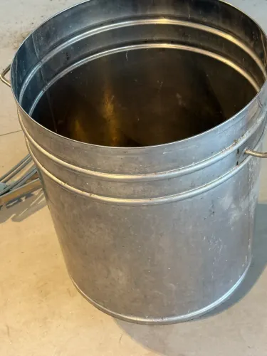 Tambor de inox com roda