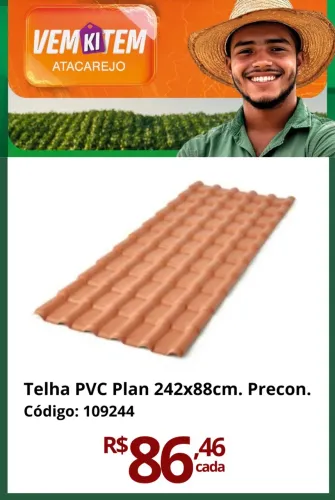 Telha pvc plan