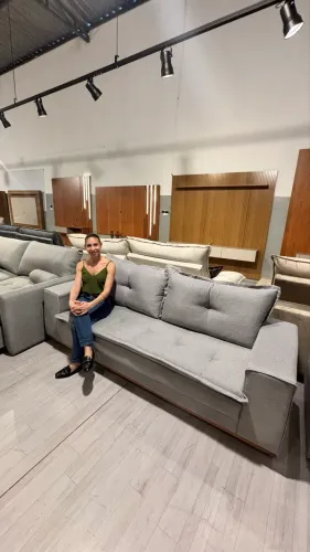 Sofá Caparaó 2,20m pronta entrega
