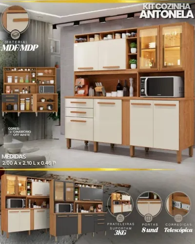 Kit Cozinha Antonella