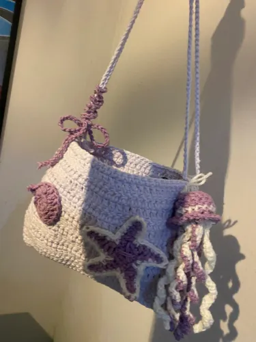 Bolsinhas de crochê (escolha outro modelo ou cor via chat)