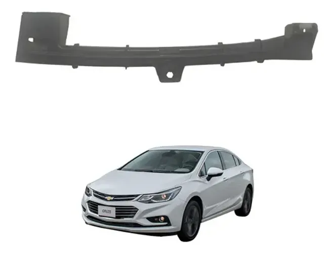 Guia Vidro Porta Traseira Direita Chevrolet Cruze 2017 2018 Preto