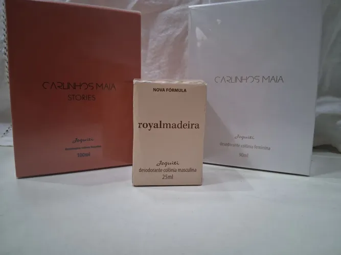 Kit Carlinhos Maia 100ml + Carlinhos Maia 90ml + Royal Madeira 25ml Jequiti