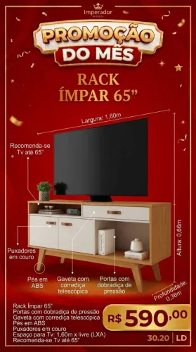 Rack Impar 65"