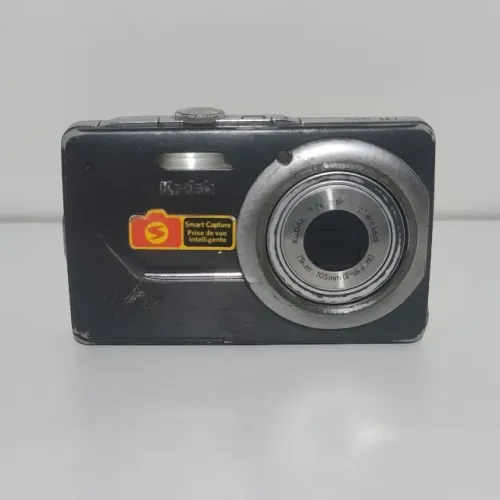Câmera Digital Kodak EasyShare M341 12.2MP 3x Cinza Escuro com Acessórios e Brinde