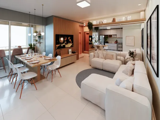 Apartamento para venda com 76 metros quadrados com 3 quartos