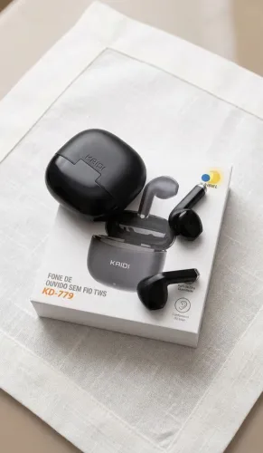 Fone de ouvido sem fio TWS, KD-779