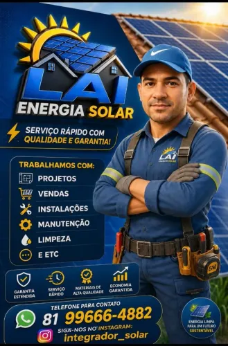 Vendo, instalo e lavo sistema se energia solar.