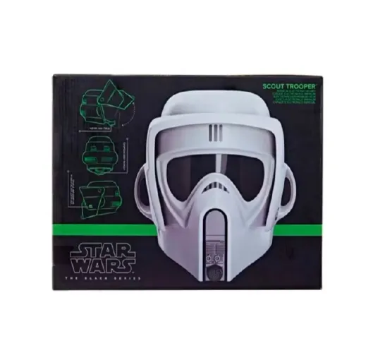 Capacete 1/1 Star Wars Sccout Trooper Peter Hasbro