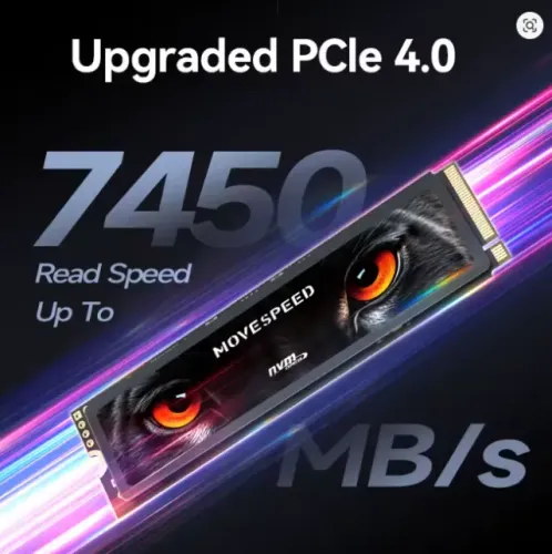 SSD NVme Movespeed 7450mb/s m.2 2tb PS5