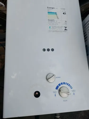 Aquecedor de água Rinnai com pressurizador