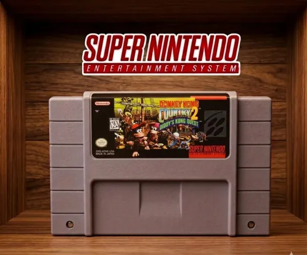 Jogo fita Donkey kong 2 DK 2 super Nintendo snes repro.