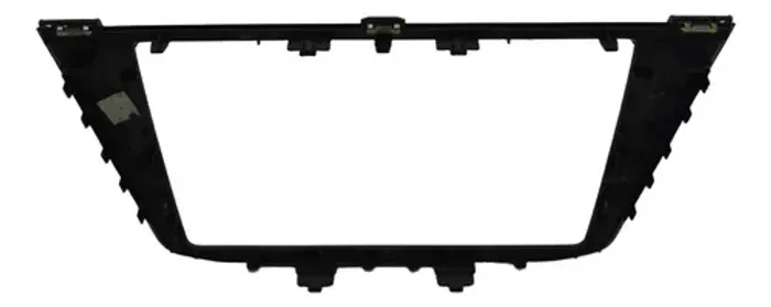 Moldura Central Painel Multimidia Vw Tiguan 2019 Origina Preto