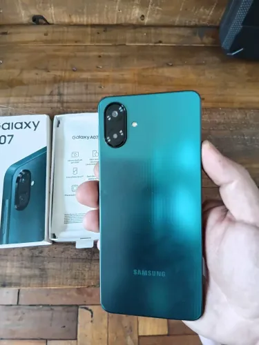 SAMSUNG A07 DE 256GB LACRADO NOTA FISCAL E GARANTIA