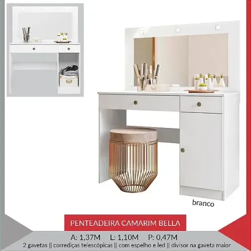 Penteadeira Camarim Bella