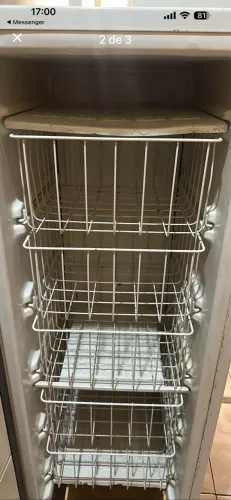 Freezer vertical 147 litros