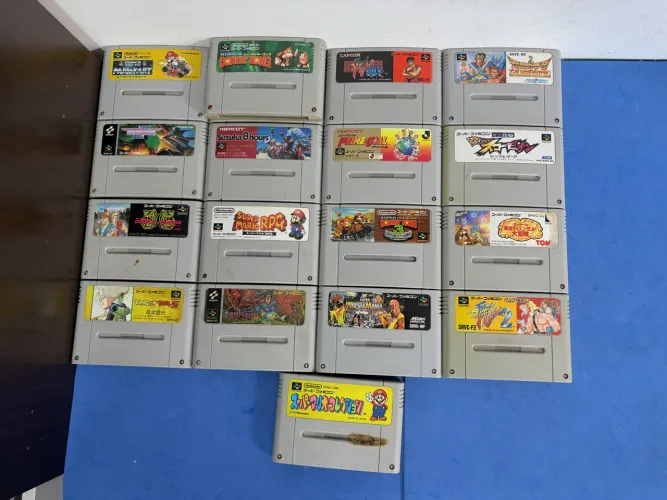 Cartucho super famicom Nintendo jogo fita