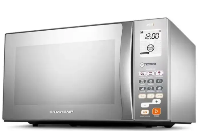 COM DEFEITO! Micro-ondas Brastemp Ative! inox 32 litros