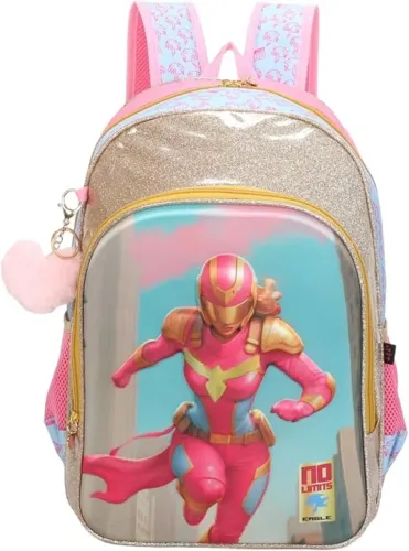 SANTINO, Mochila Infantil No Limits GirlHero by Santino