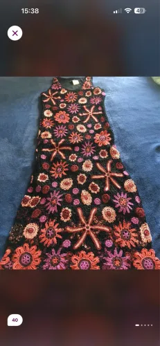 Vestido Crochê feito a mão
