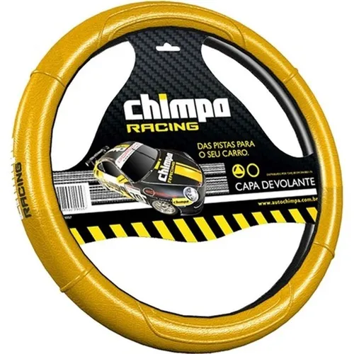Capa De Volante Chimpa Racing Amarelo Universal