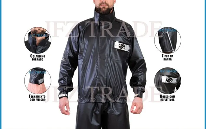 Capa De Chuva ALBA 100% Impermeável Moto Alba Europa P M G Gg Eg