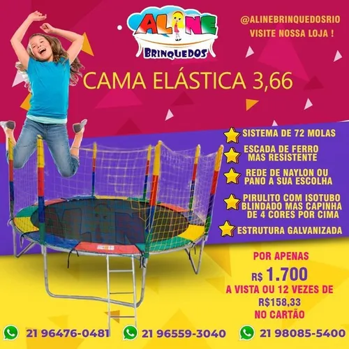 Cama elástica 3.66