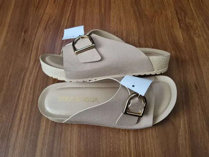 birken terra e água confort bege de fivela - entrego