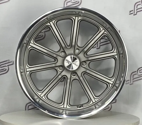 Jogo de Rodas U.S Mags Rambler Grafite Fosca Aro 22 /Talas 9" e 11" / Furação 5x127